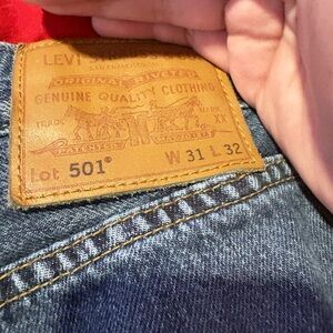 Levi's 501® Men's Dark Blue Straight Jeans